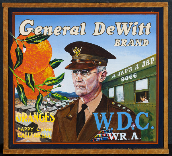 Ben Sakoguchi, General DeWitt, ca. 1978. Gift of Don Trevey to the Ken Trevey Collection of American Realist Prints. Art, Design & Architecture Museum, UC Santa Barbara