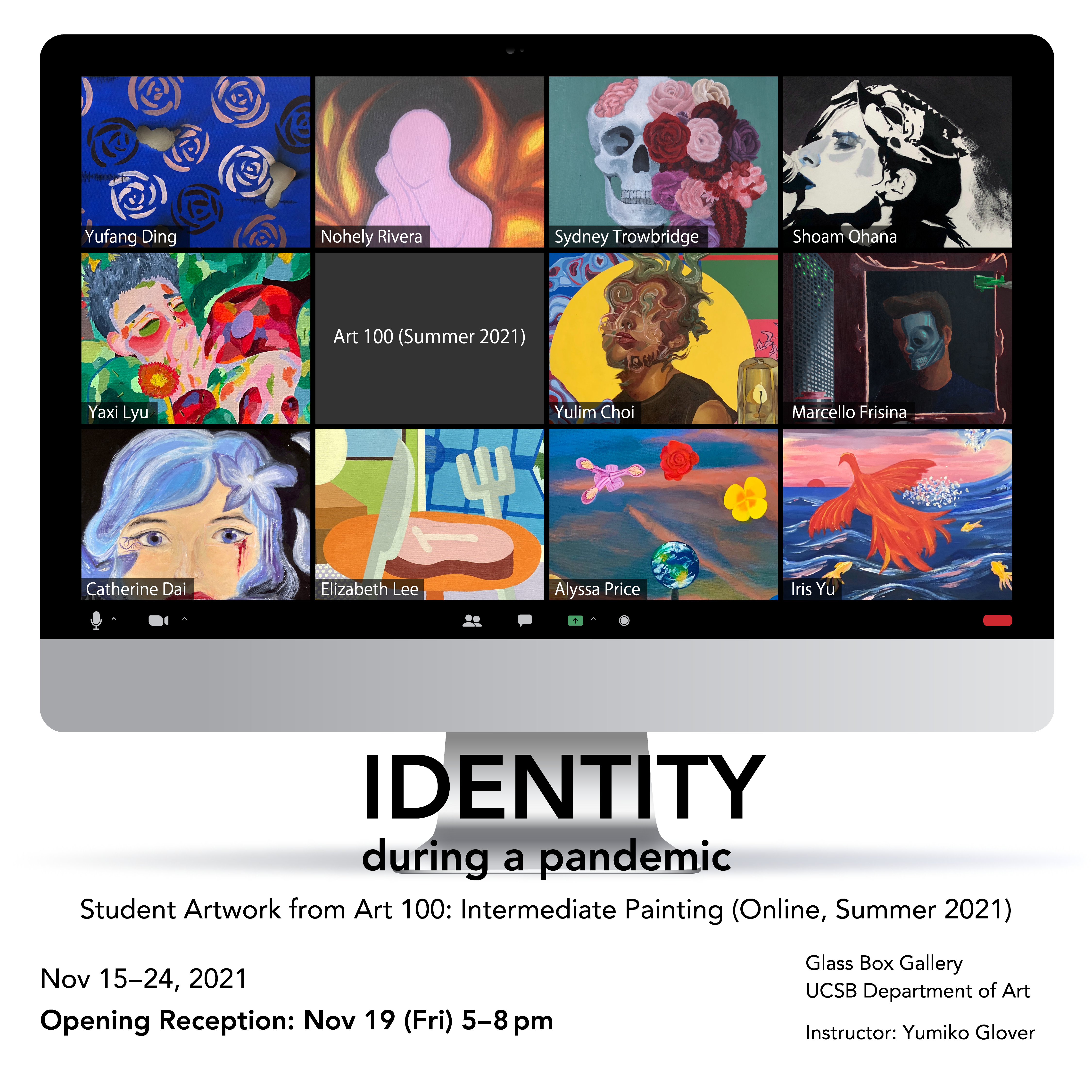 Identity during a Pandemic: Student Artwork from Art 100