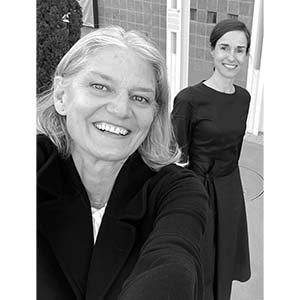Mona Kuhn and Silvia Perea black and white photo