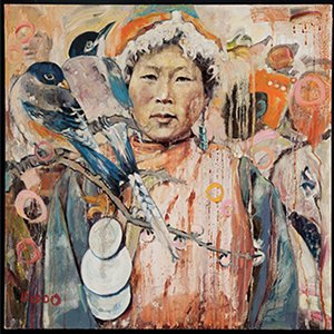 Hung Liu (1948–2021), Border Portrait: Yi Woman, 2000