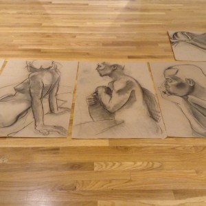 Gray brought some of this own sketches to use as examples.